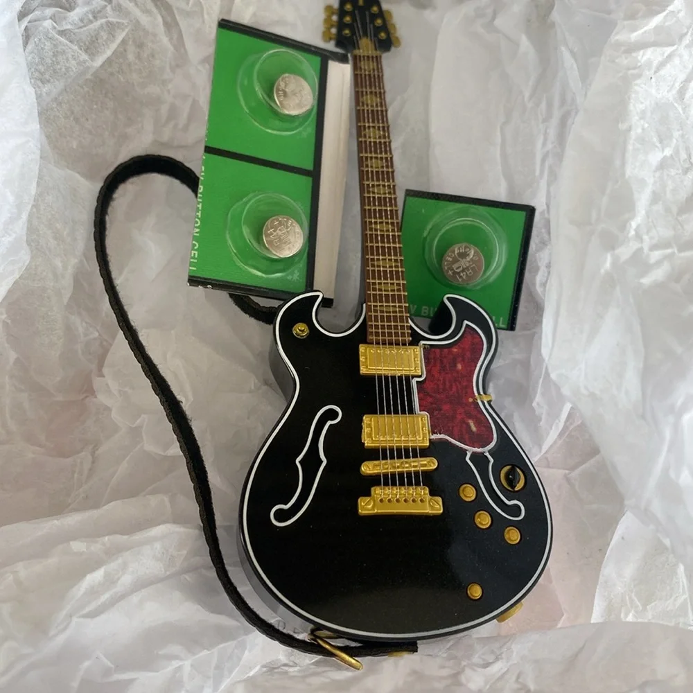 NIB 2021 Hallmark Keepsake The Thrill Is Gone Guitar Ornament